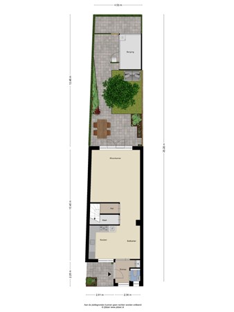 Floorplan - Morgenstond 43, 5283 GJ Boxtel